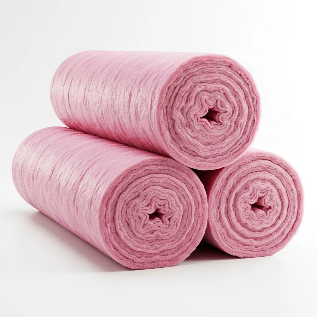Professional batt and poly insulation installation with vapor barrier