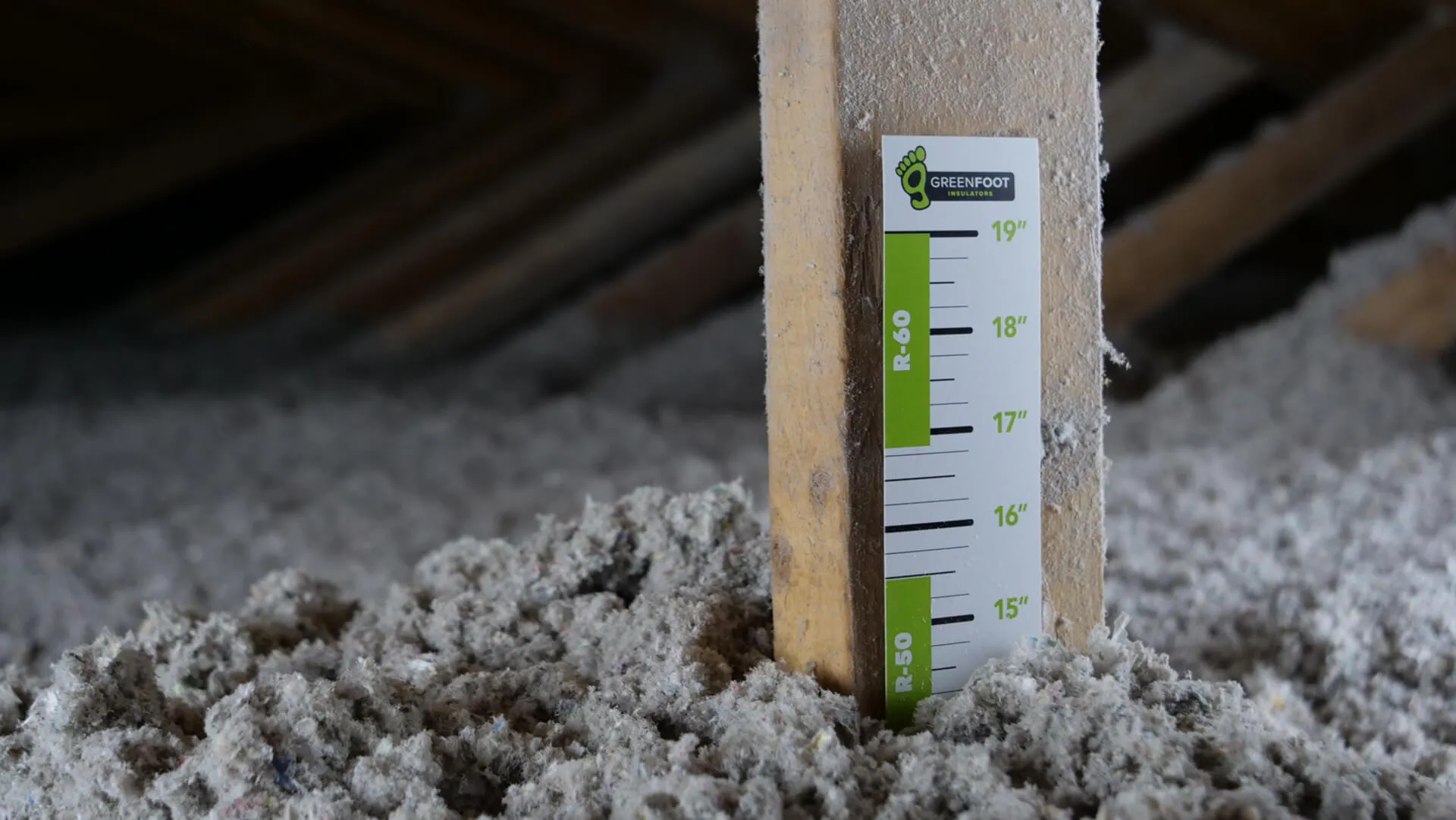 Blown-in insulation service background