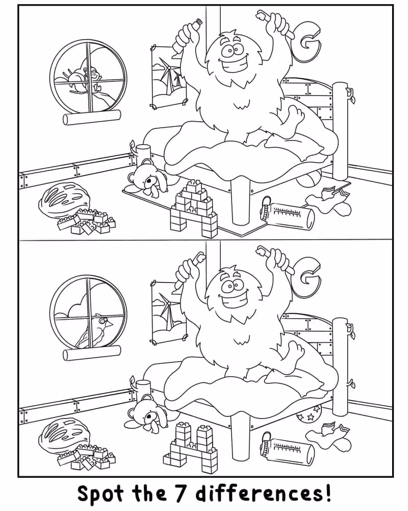 Spot the Difference - Greenfoot Kids Club downloadable activity sheet