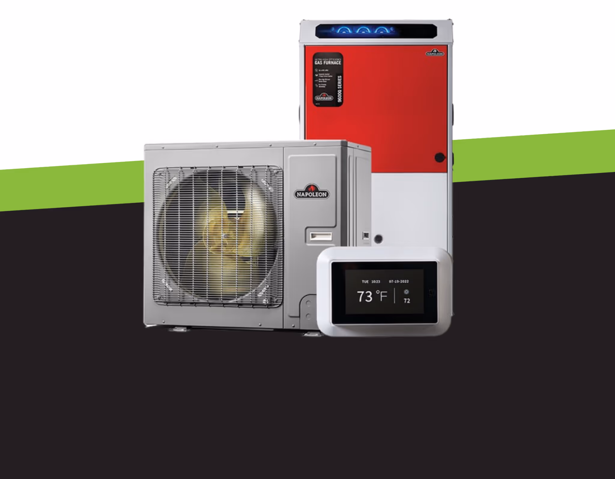Dual fuel heating system service background