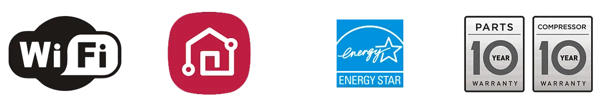 LG Heat Pump Features - WiFi, Smart Home, ENERGY STAR, 10-Year Warranty