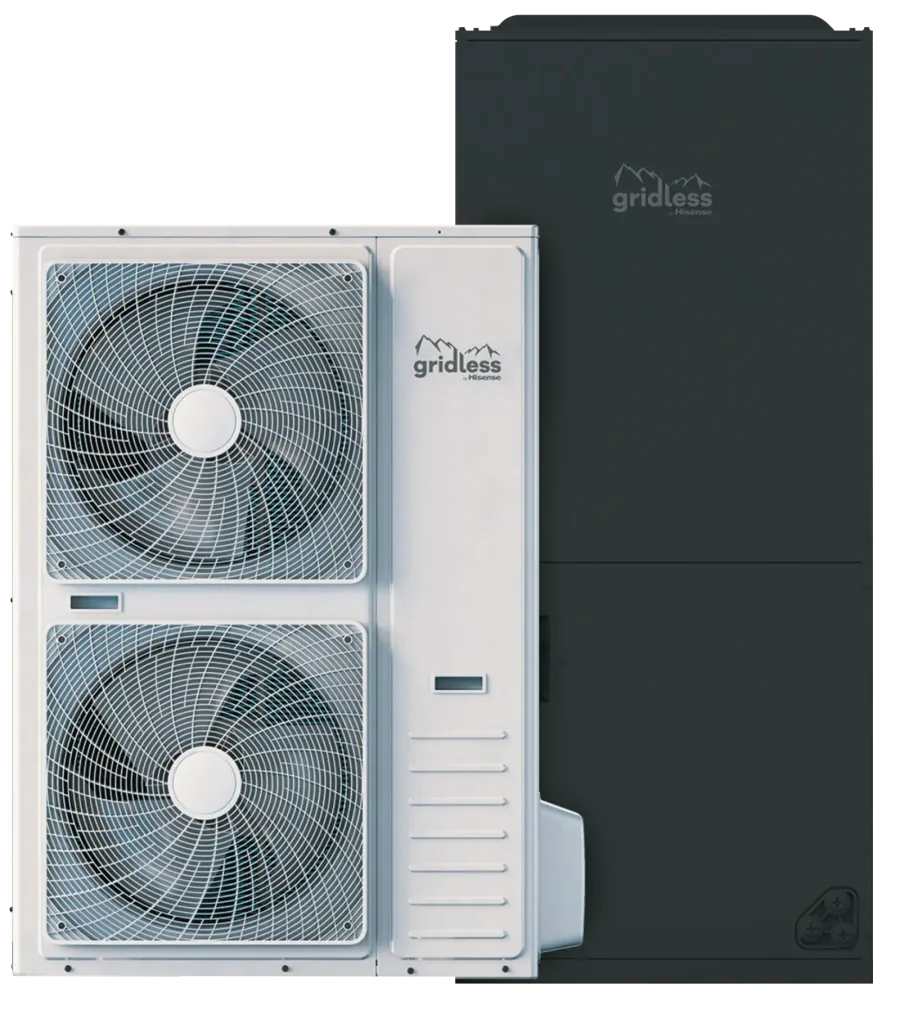 Compatible HVAC systems including heat pumps, furnaces, and air conditioners