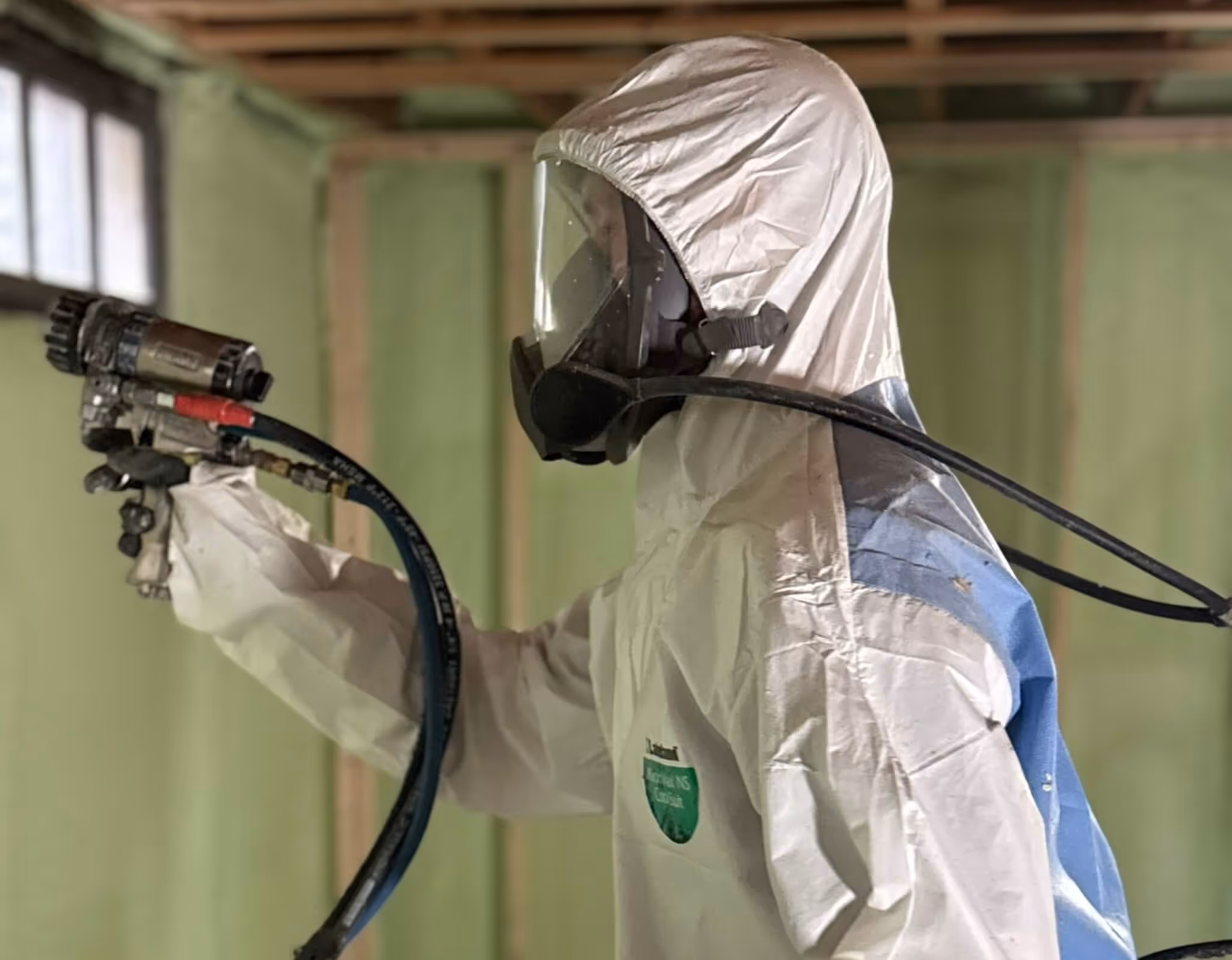 Soundproofing installation in a Canadian home